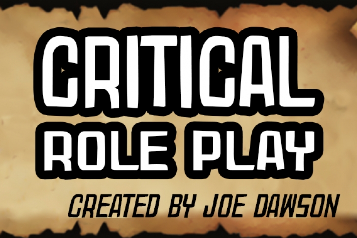 Critical Role Play Font Download