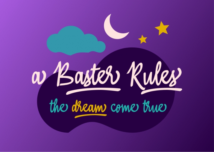 A Baster  Rules Font Download