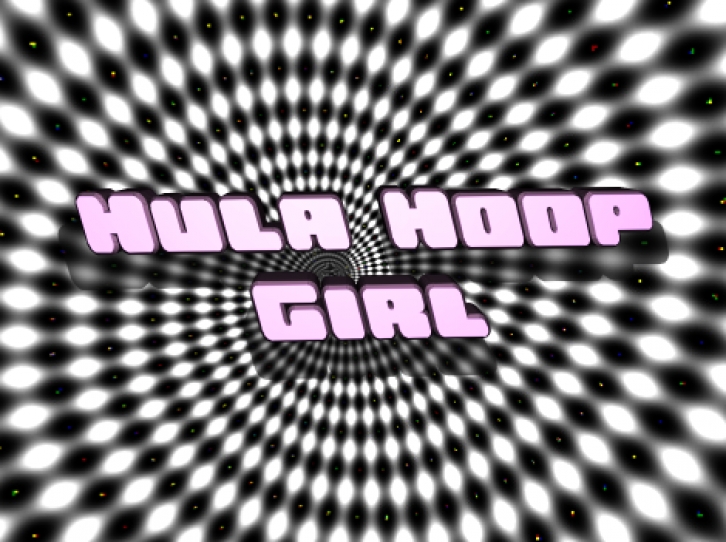 Hula Hoop Girl Font Download