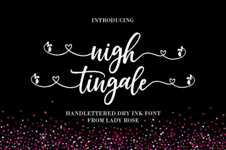 Nigh Tingale Font Download