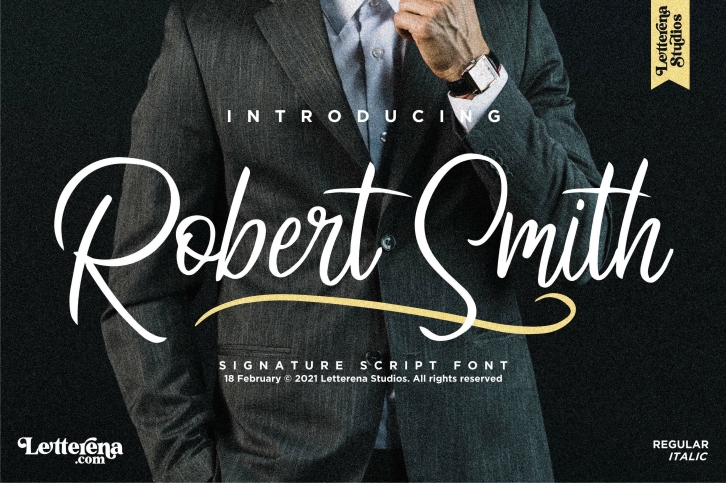 Robert Smith - Signature Script Font Font Download