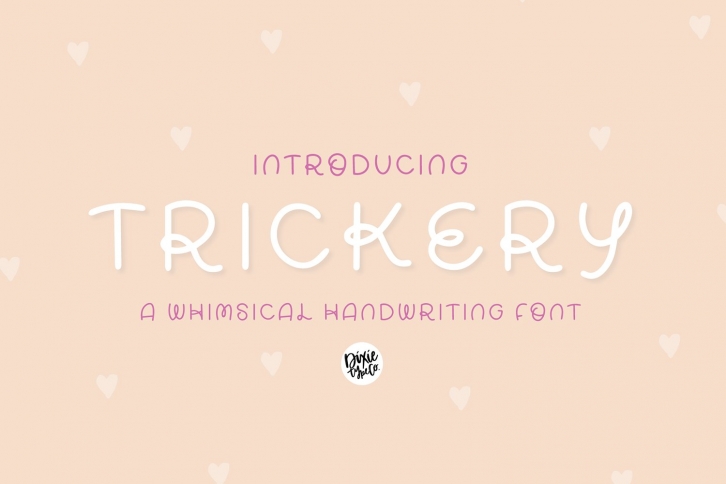 TRICKERY Whimsical Handwriting Font Font Download