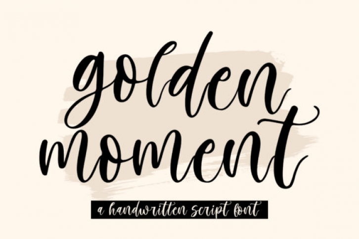 Golden Moment Font Download
