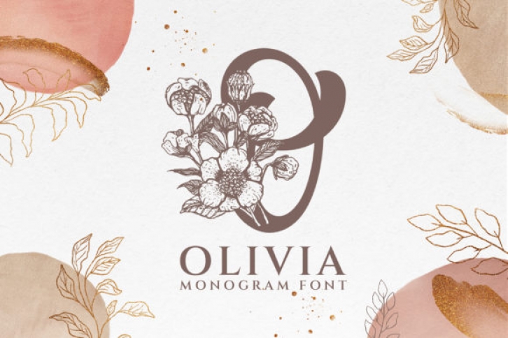 Olivia Monogram Font Download