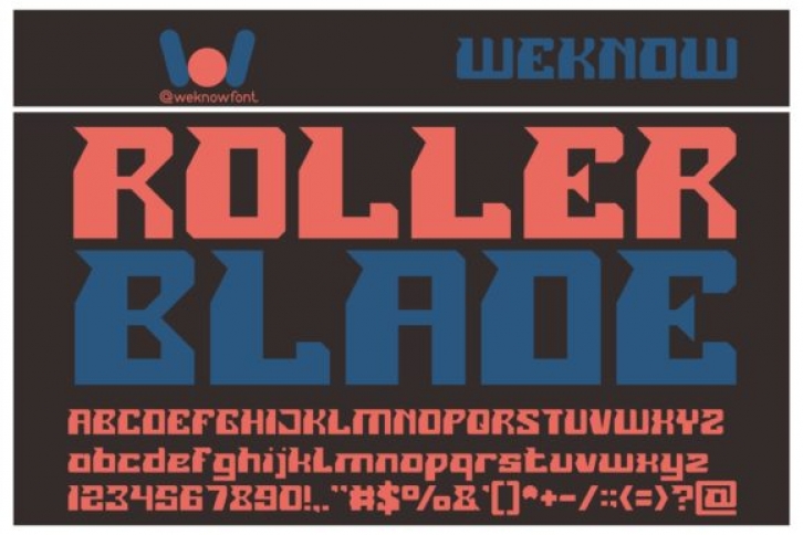 Roller Blade Font Download