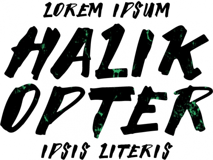 Vtks Halikopter Font Download