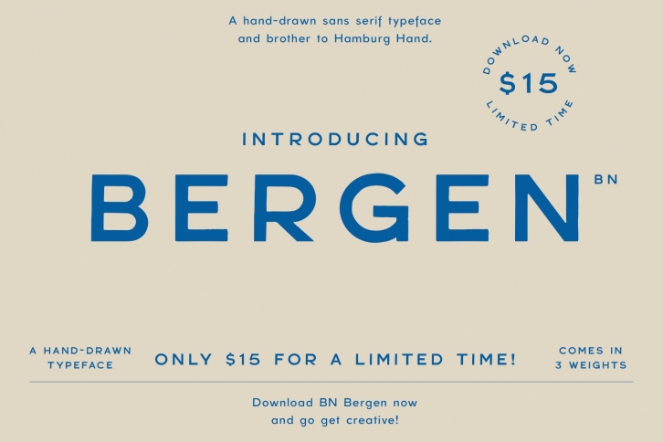 BN Bergen Font Download
