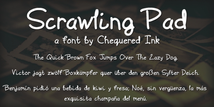 Scrawling Pad Font Download
