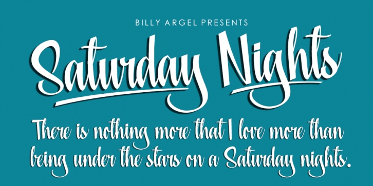 Saturday Nights Font Download