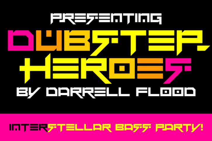 Dubstep heroes Font Download