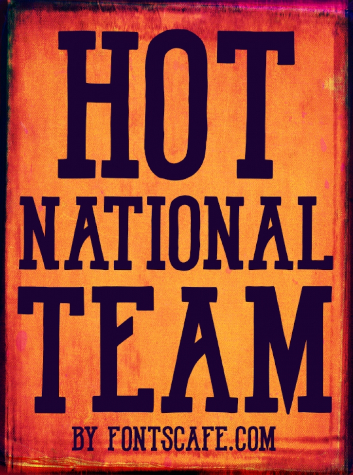 Hot National Team DEMO Font Download