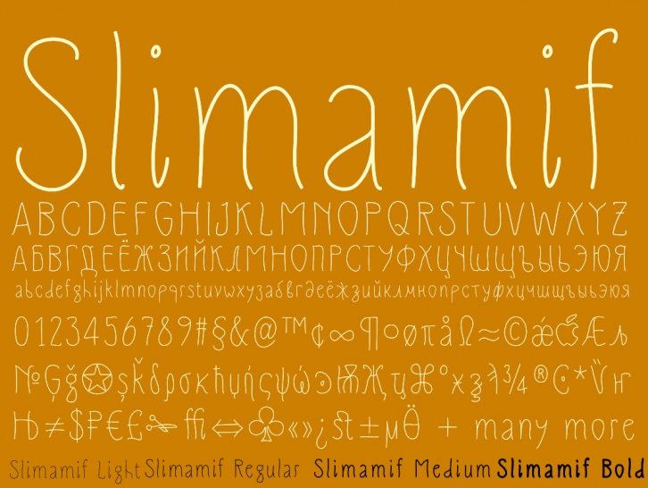 Slimamif Font Download