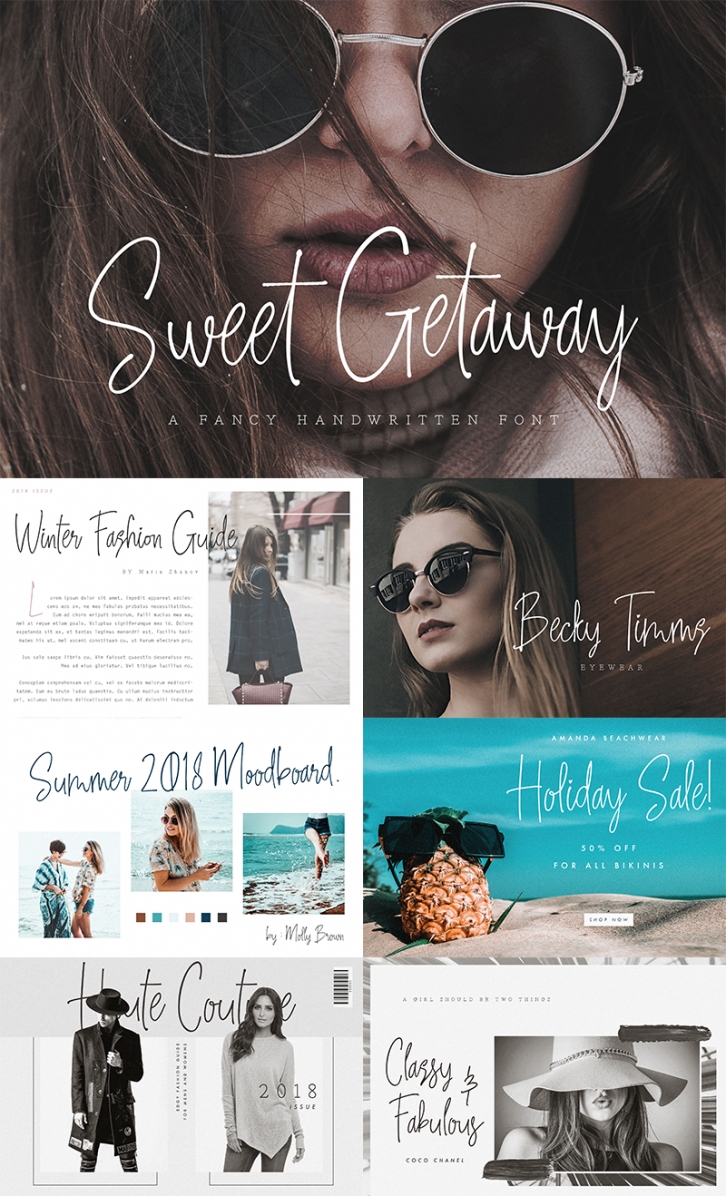 Sweet Getaway Font Download