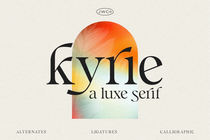 Kyrie: A Luxe Calligraphic Serif Font Download