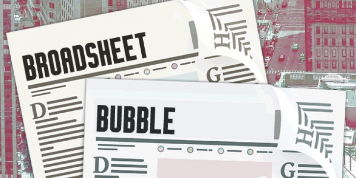 Broadsheet Bubble Font Download
