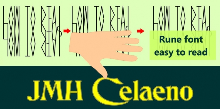 JMH Celaeno Book Font Download