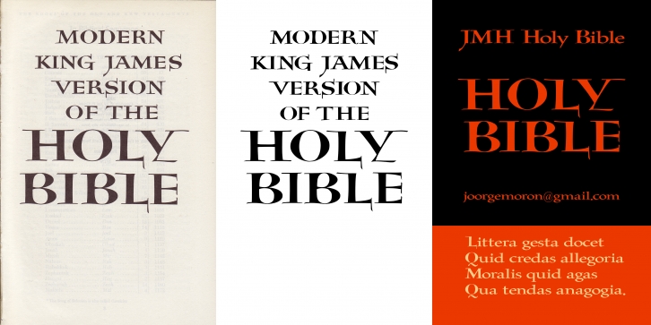 JMH Holy Bible Font Download
