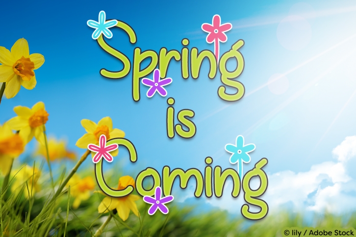 Spring is Coming Font Download