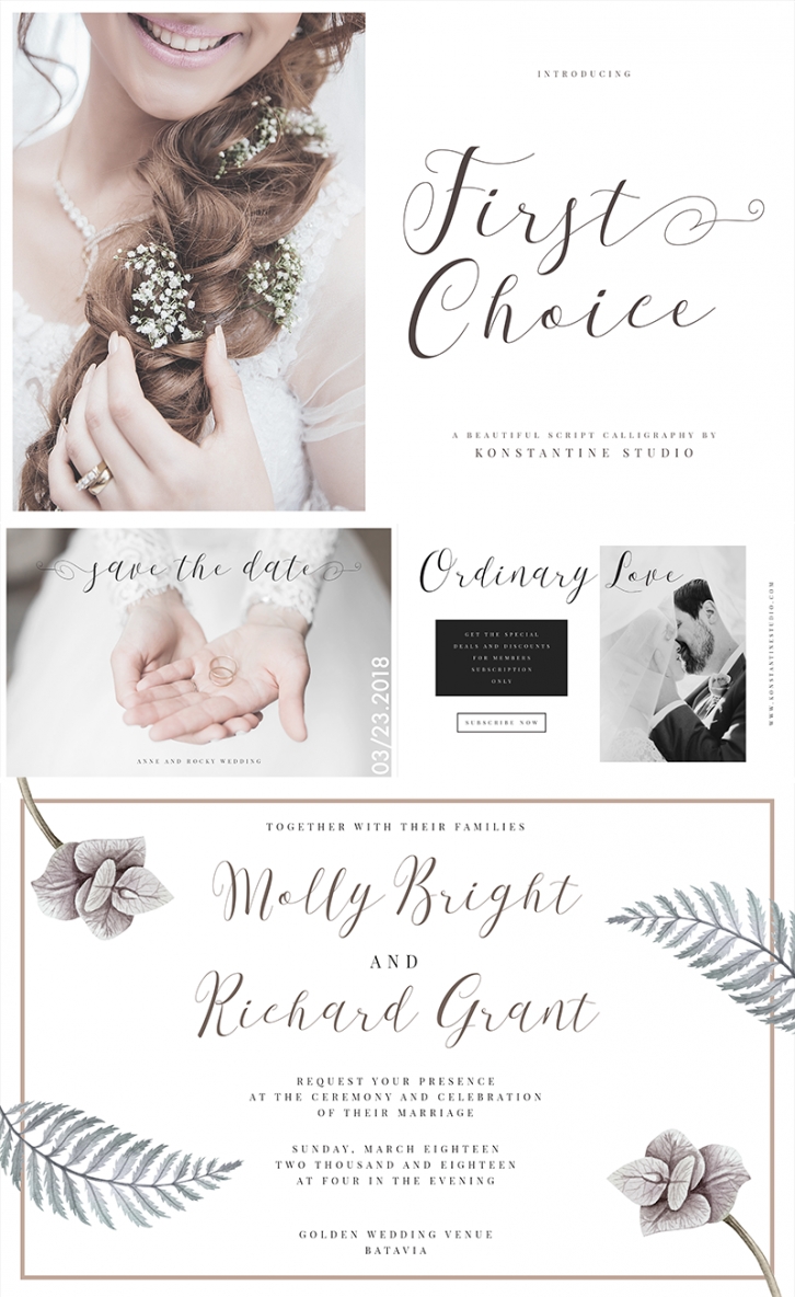 First Choice Font Download