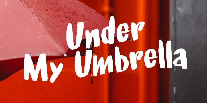 Under My Umbrella DEMO Font Download