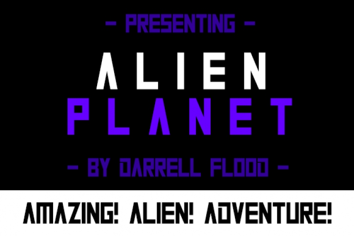 Alien Plane Font Download