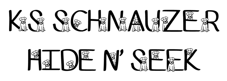 Ks Schnauzer Hide N Seek Font Download