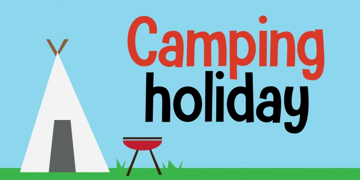 Camping Holiday DEMO Font Download