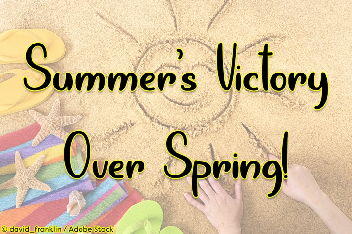 Summers Victory Over Spring Font Download