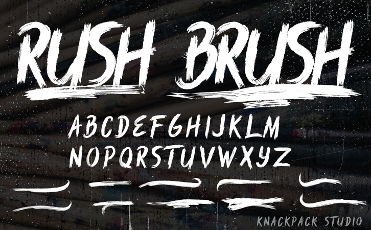 Rush Brush Font Download