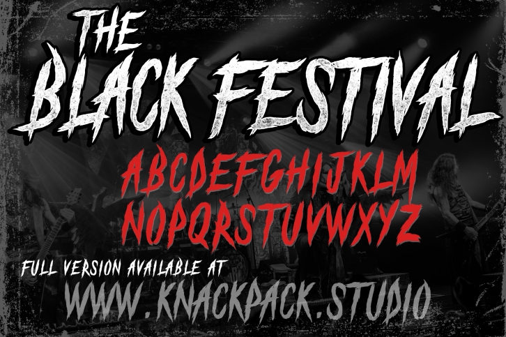 The Black Festival_DEMO Font Download