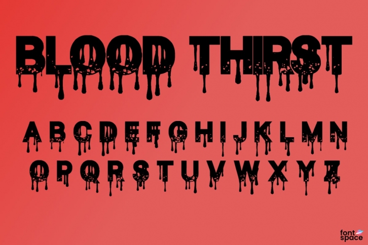 Blood Thirs Font Download