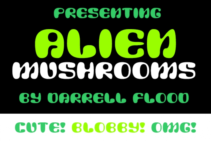 Alien Mushrooms Font Download