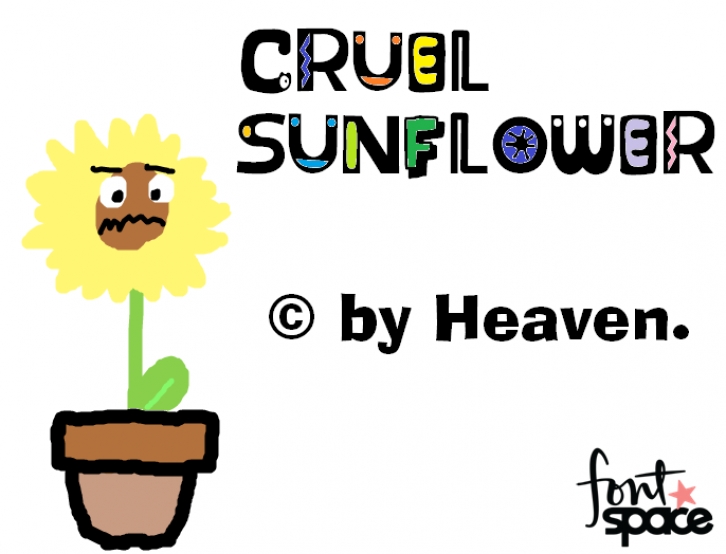 Cruel Sunflower Font Download