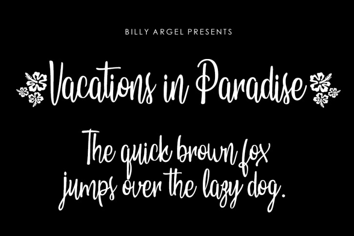 Vacations in Paradise Font Download