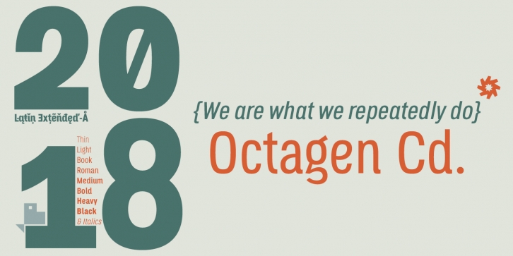 Octagen Ligh Font Download