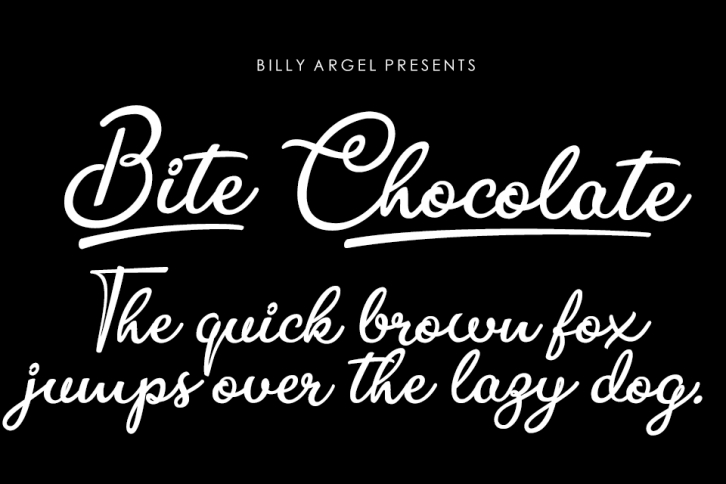 Bite Chocolate Font Download