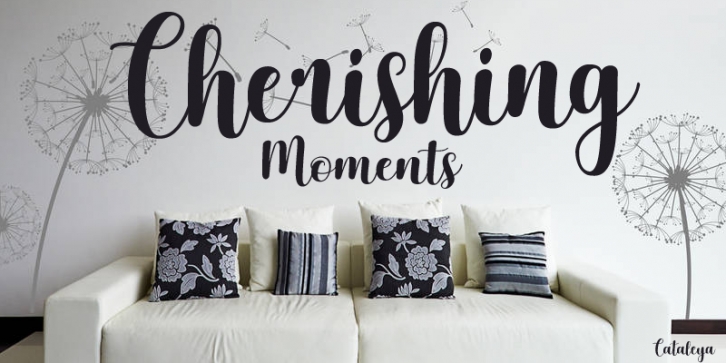Cherishing Moments Font Download