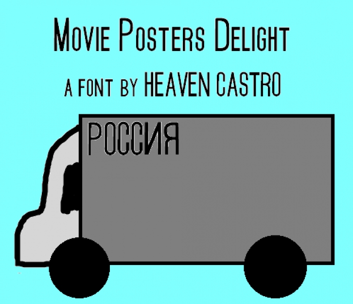 Movie Posters Deligh Font Download