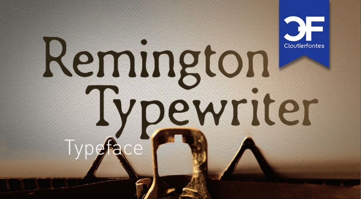 CF Remington Typewriter Font Download