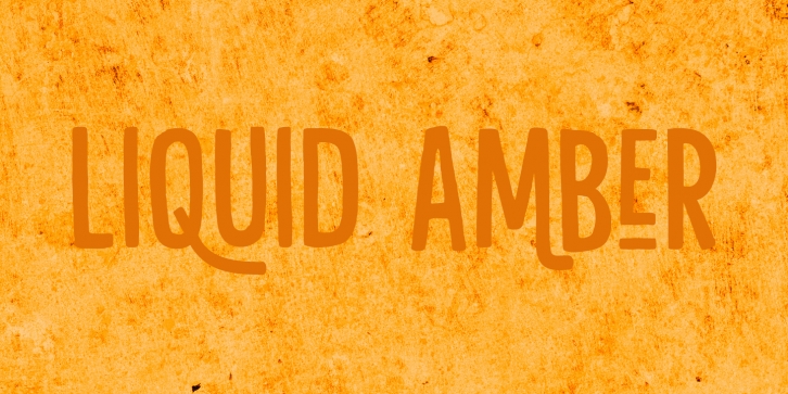 Liquid Amber DEMO Font Download
