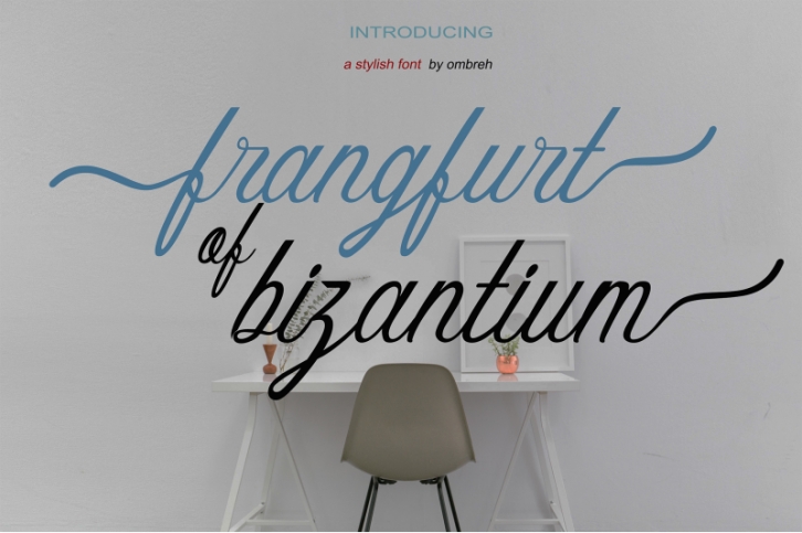 frangfurt of bizantium font Font Download