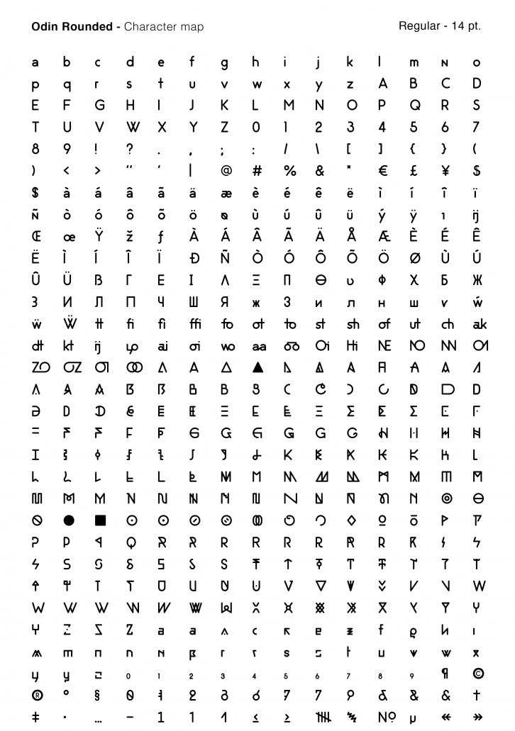 Odin Rounded Font Download