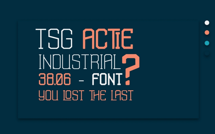 TSG Actie Font Download