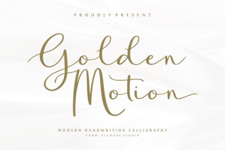 Golden Motion Font Download