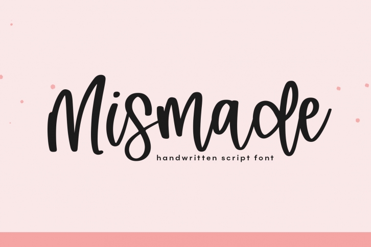 Mismade - A Handwritten Script Font Font Download