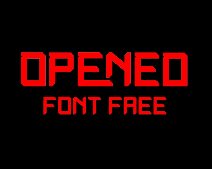 Opened Font Download