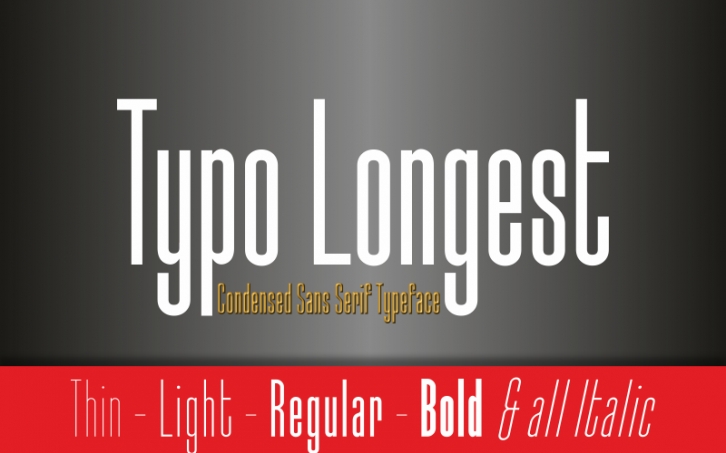 Typo Longes Font Download