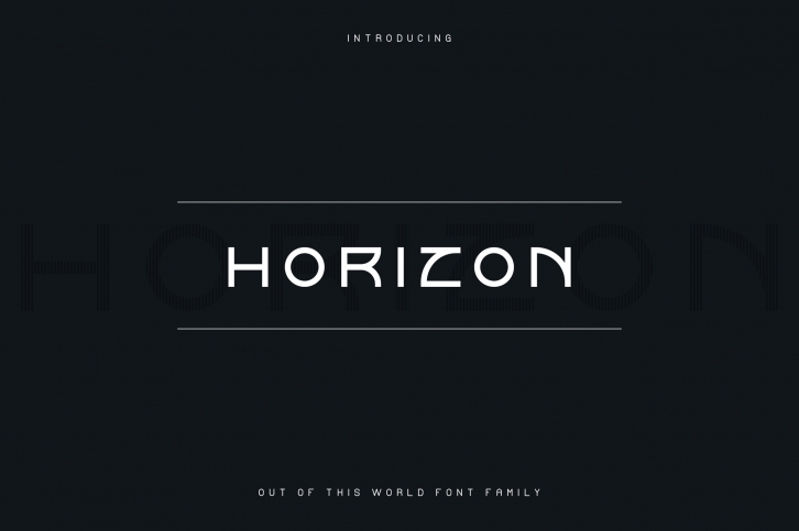 Horizon Outlinetw Font Download