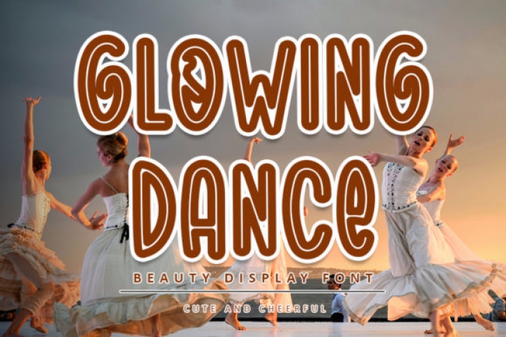 Glowing Dance Font Download