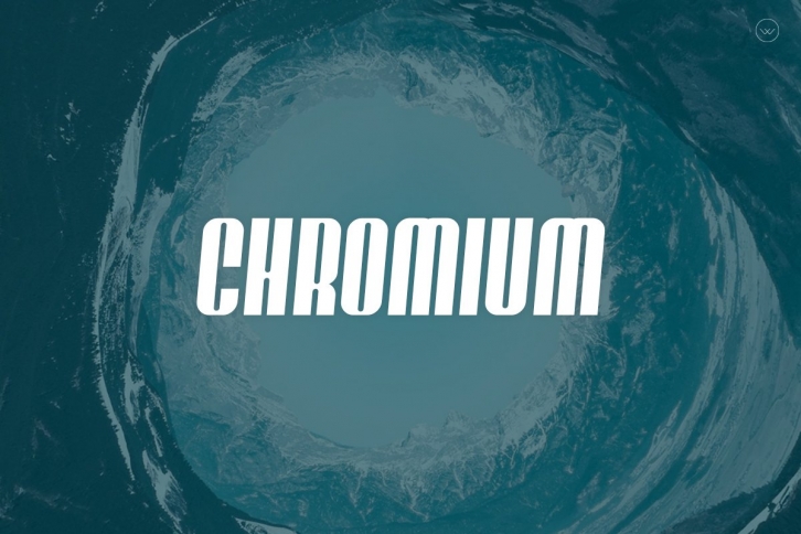 Chromium Display Typeface Font Download
